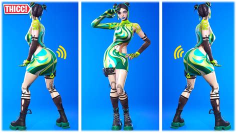 Thicc New Designer Tsuki Skin Showcased With Hot Dances And Emotes 😍