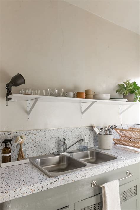 Stirring sauce on the stove, i would stare at them, disappearing into a fantasy. DIY Rental Kitchen Makeover For $100 — Chloe Rey | Rental kitchen makeover, Rental kitchen ...
