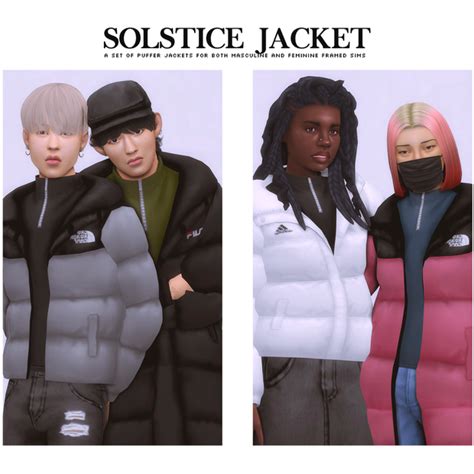 Solstice Jacket By Nucrests Patreon Sims 4 Men Clothing Sims Sims 4