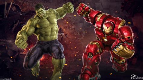 41 Hulk Vs Hulkbuster Wallpaper On Wallpapersafari