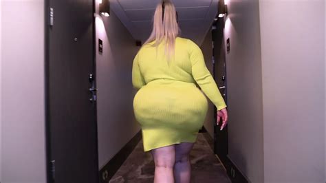 Natasha Crown 80 Inches Booty Walking Down The Hallway Youtube