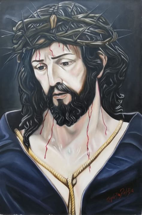 Cristo Cuadro Original Óleo Sobre Lienzo Comprar Cuadros