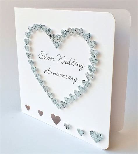 Handmade 3d 25th Wedding Anniversary Card 25th By Cardsbygaynor £395