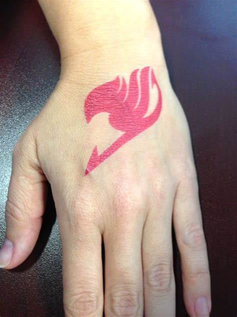 Fairy Tail Guild Tattoo For Otakon Made At Home With Printable Tattoo