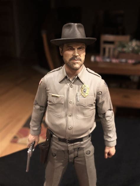Chief Hopper Stranger Things Custom Repaint Action Figure Custom