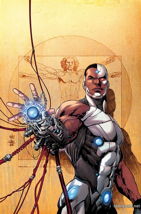 Heres The New Look Dc Comics Gave Cyborg Whats A Geek