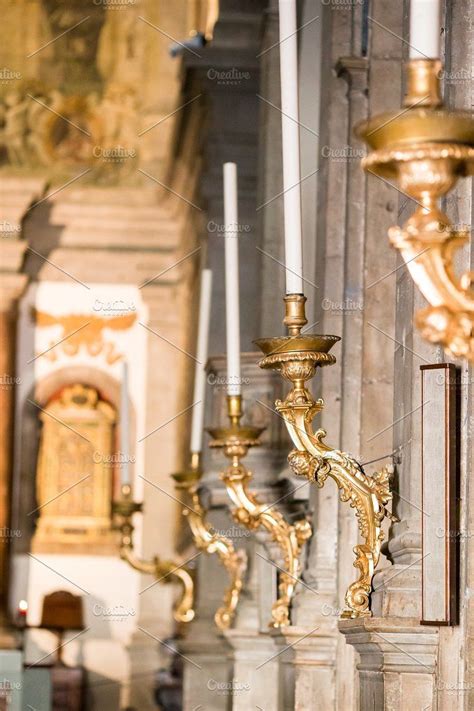 Since 1979 providing churches with baptistries, steeples, pews, kneelers, cushions, altar candles, paschal candles, candlesticks, tabernacles, offering boxes, baptistry heaters and more! Beautiful antique candle holders in church | Antiqued ...