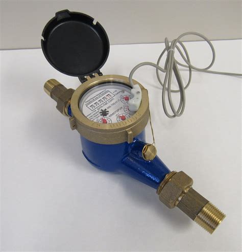 Prm 1 Inch Npt Multi Jet Water Meter With Pulse Output Brass Body