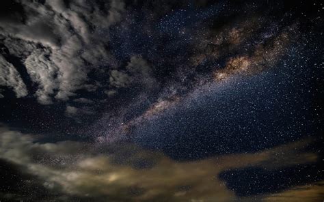 3840x2400 Milky Way Astronomy Constellations Storm Clouds Stars 5k 4k