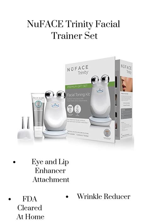 NuFACE Trinity And Effective Lip Eye Attachment Set Facial Toning