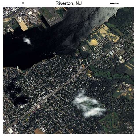 Aerial Photography Map Of Riverton Nj New Jersey