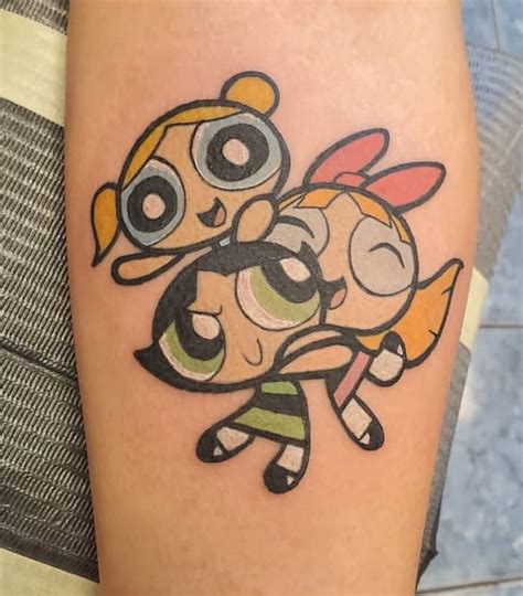 Powerpuff Girls Tattoo By Matthew Larkin Tatuajes Chulos Tatuajes