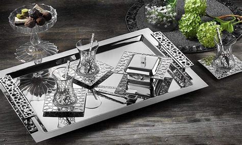 Amazon Com Demmex Set Of Luxury Turkish Tea Set With Glasses
