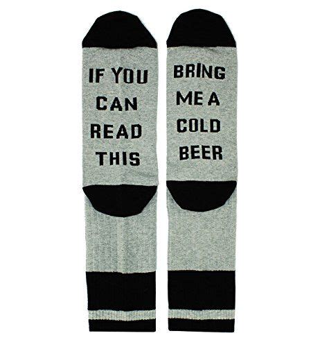 Zmart Mens Cheap Cool Fun Words Cotton Crew Beer Funny Socks Funny