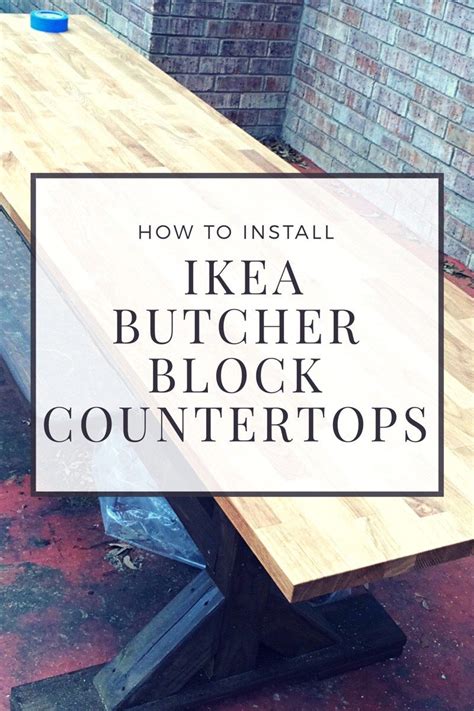 How To Install Ikea Butcher Block Countertops Ikea Butcher Block