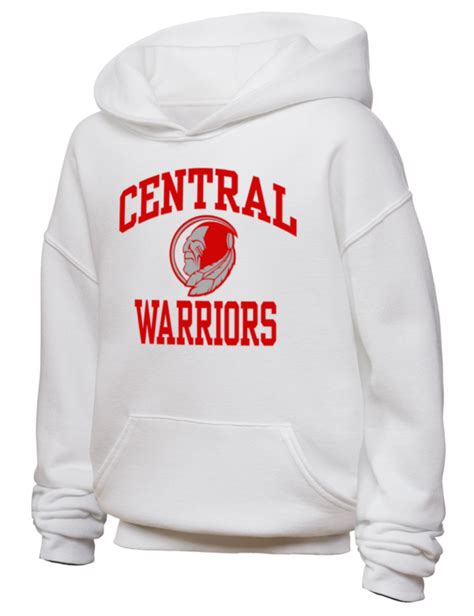 Central High School Warriors Jerzees Youth Hooded Sweatshirt Prep