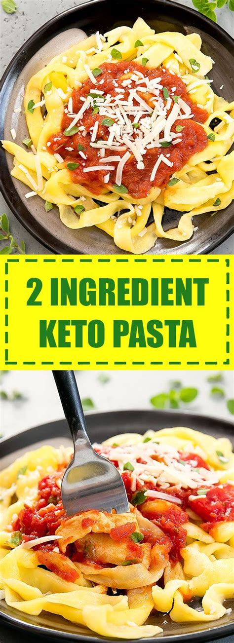 2 Ingredient Keto Pasta This Keto Low Carb Pasta Is Just 2