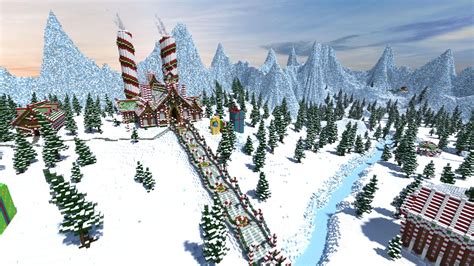Thereawakens Santas Gingerbread Christmas City Download Minecraft Map