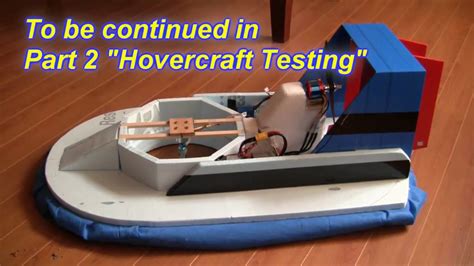 Rc Hovercraft Part 1 Building An Rc Hovercraft Youtube