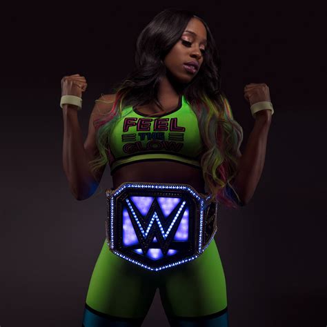Naomi Shows Off The Glowing SmackDown Women S Championship WWE