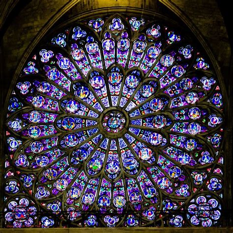 Rose Window Of Notre Dame Cathedral