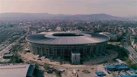The stadium's construction started in 2017 and is projected to be finished by the end of 2019. Puskás Aréna - 2019. március - YouTube