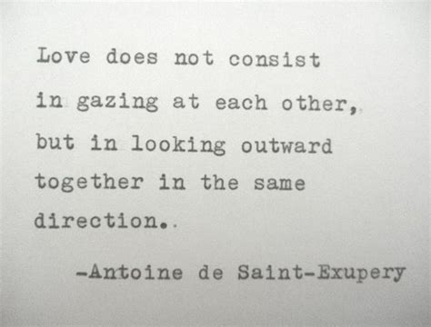 There is no hope of joy except in human relations. ANTOINE De SAINT EXUPERY Love Poem Love Quote Antoine de Saint Exupery Quote Hand Typed Quote ...