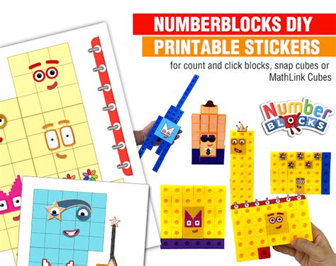 Keiths Toy Box Numberblocks Printables In 2023 Printable Stickers