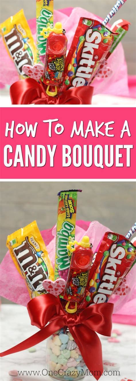 Candy Bouquet Diy Easy Candy T Basket Candy Arrangements