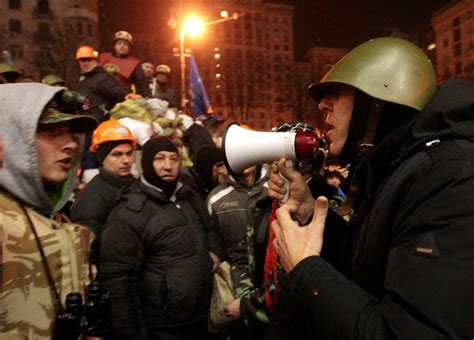 Commander Of Ukraine Protests Let Parliament Lead