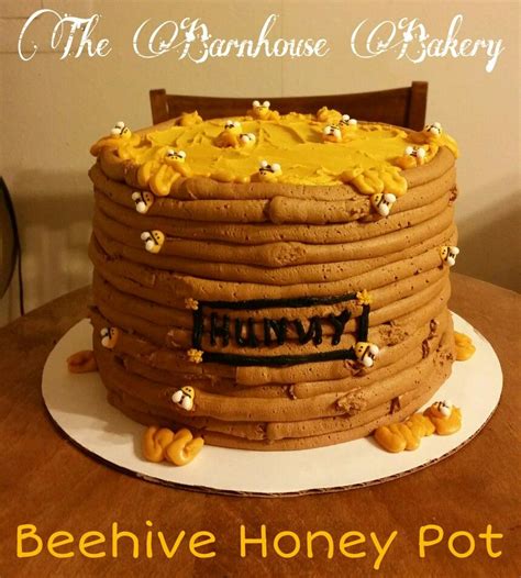 Beehive Honey Pot Cake Pot Cakes Cake Cupcake Cakes
