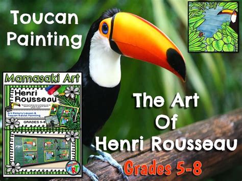 Henri Rousseau Toucan Resist Henri Rousseau Toucan Painting Toucans