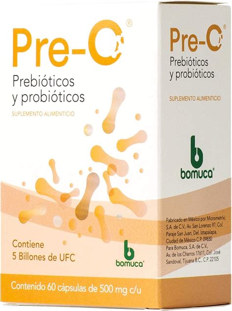 Pre O Probióticos y Prebióticos 60 cápsulas Amazon com mx Salud y