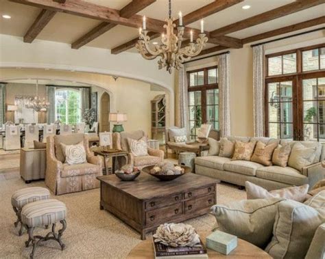 In this country living room idea, simple utility is given a light and pretty dimension with horticulturally themed decorative flourishes and. 15 French Country Living Room Décor Ideas - Shelterness