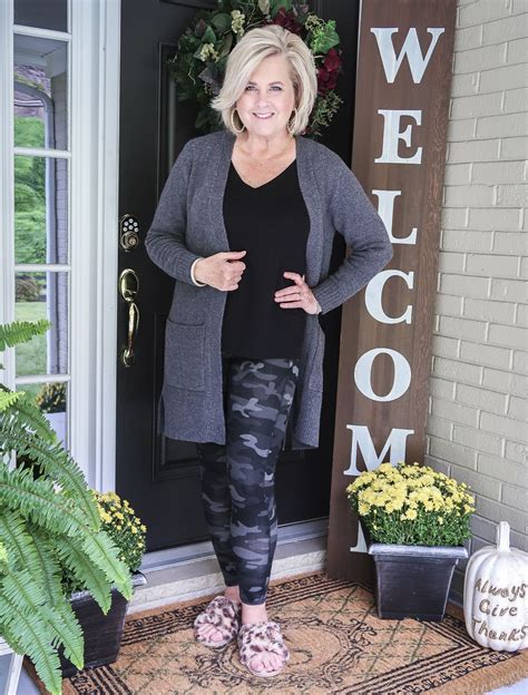 Fashion Blogger 50 Is Not Old Is Wearing A Soft And Cozy Long Gray