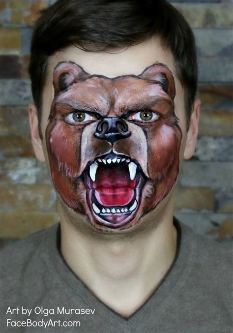 Pin By Melody Pugh On Halloween Costumes Animal Face Paintings Bear