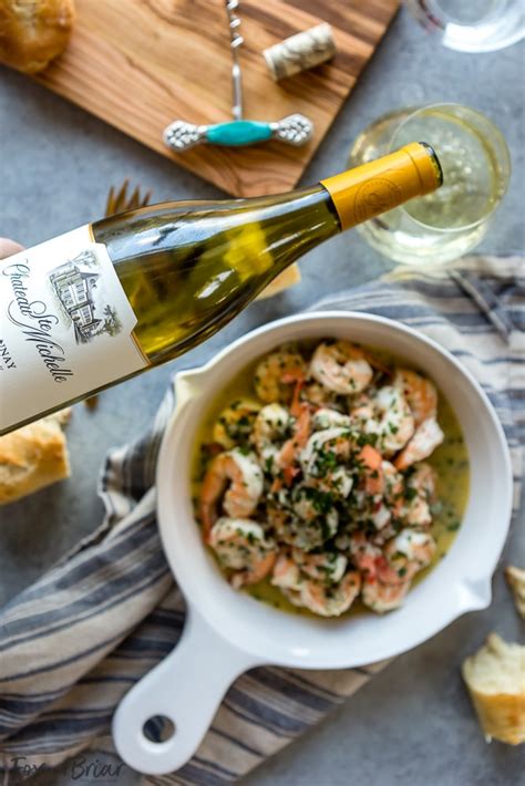 Quickly add the remaining 2 tablespoons of butter to the reduced wine sauce. Shrimp Scampi with White Wine