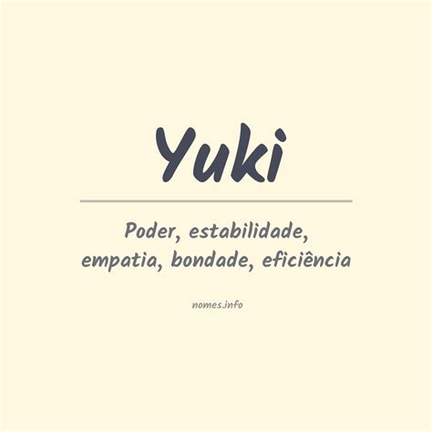 Significado Do Nome Yuki Origem Numerologia Nomes Que Combinam