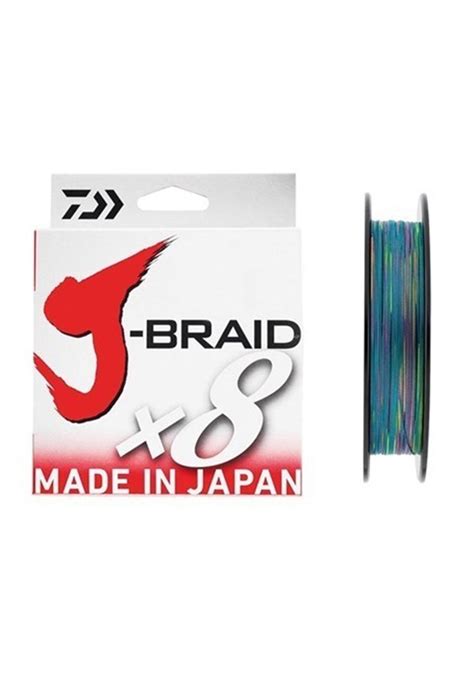 Daiwa J Braid 8 Kat 150M Multicolor Renkli Ip Misina 0 20 Mm
