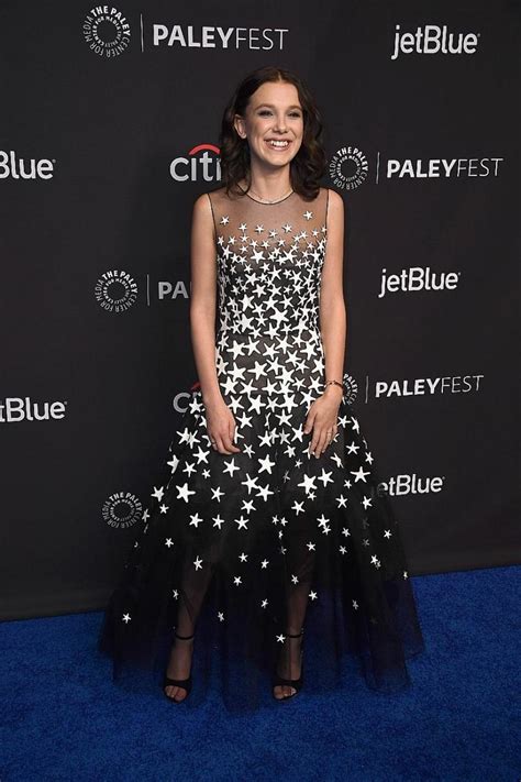 Millie Bobby Brown Shoots For The Stars On Red Carpet Latest School Of