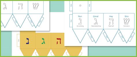 Dreidel Template Hanukkah Resources Free Early Years And Primary