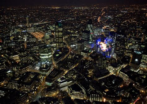 London At Night Metropolis Skyscrapers Wallpaper Top Free Download