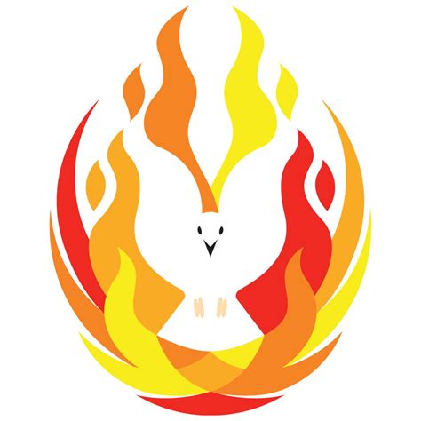 Holy Spirit Dove Clipart Pentecost Fire Dove Groton Congregational