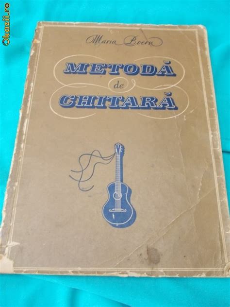 Maria Boeru Metoda De Chitara 1959 Arhiva Okaziiro