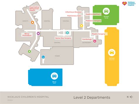 Maps and Floorplans of the Hospital Campus | Nicklaus Children's Hospital
