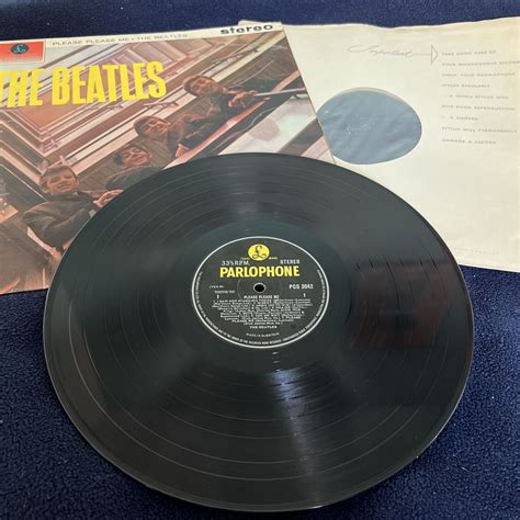 The Beatles Please Please Me 4th Uk Stereo Press 1p1g Stampers