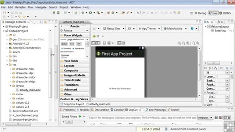 Android App Programming User Interface Overview Youtube