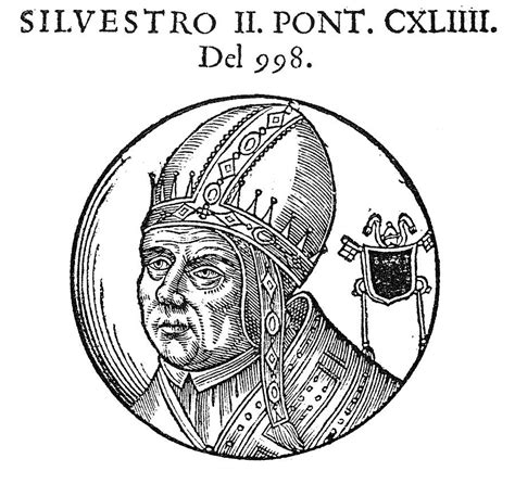 Pope Sylvester Ii C945 1003 Painting By Granger
