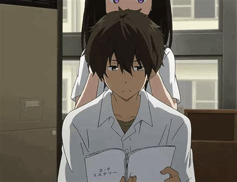 Animated  About Girl In 👫 Couple By Xanimeloverx Hyouka Romantic