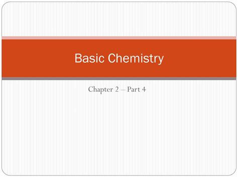 Ppt Basic Chemistry Powerpoint Presentation Free Download Id5627683